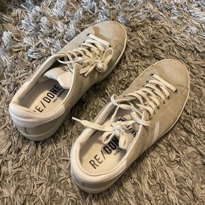 RE/DONE Off-White Casual Sneakers